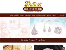 Tablet Screenshot of endlesstimeandjewelry.com